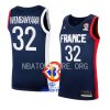 france victor wembanyama fiba basketball world cup 2023 navy jersey