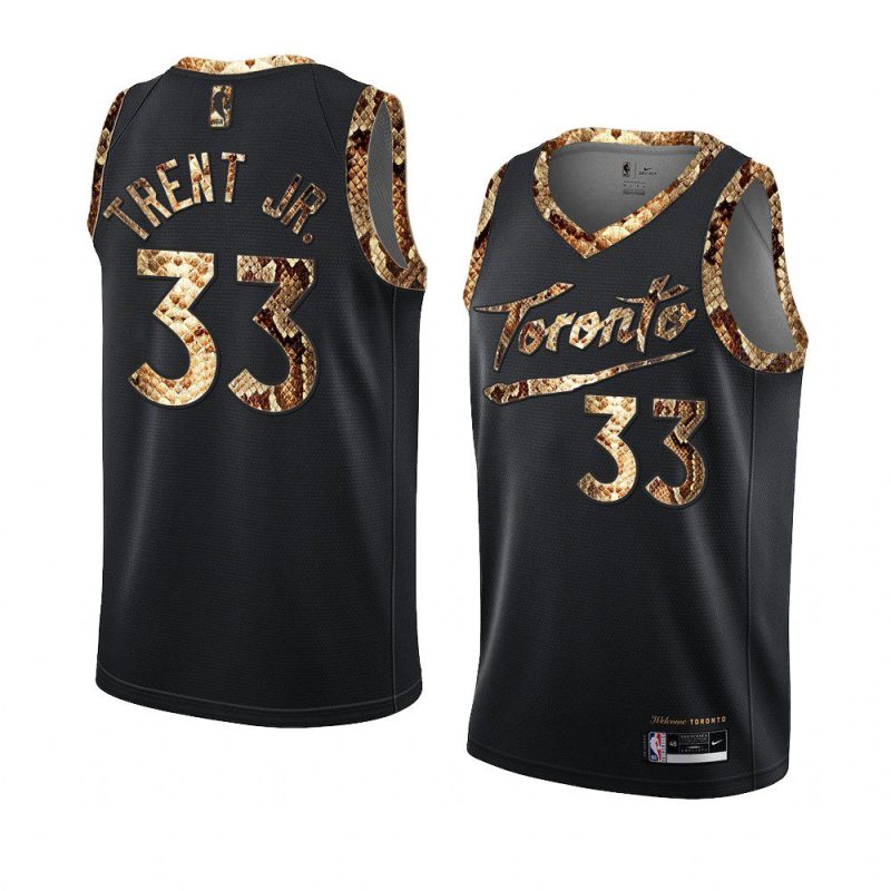 gary trent jr. 2021 exclusive edition jersey python skin black