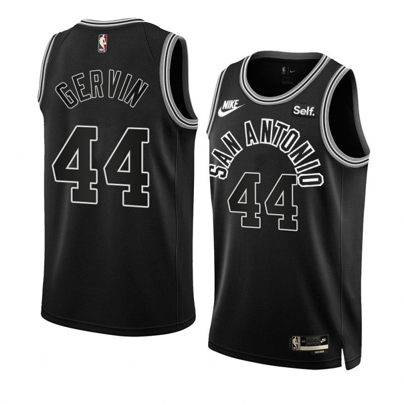 george gervin men 50 years jersey classic edition black