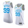 george mikan 2022 23lakers jersey classic editionauthentic white