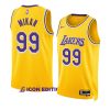 george mikan lakersjersey retired number gold