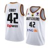 germany basketball fiba eurobasket 2022 andreas obst white home jersey