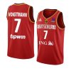 germany basketball fiba eurobasket 2022 johannes voigtmann red jersey