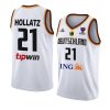 germany basketball fiba eurobasket 2022 justus hollatz white home jersey