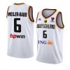 germany basketball fiba eurobasket 2022 nick weiler babb white home jersey