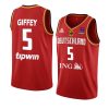 germany basketball fiba eurobasket 2022 niels giffey red jersey