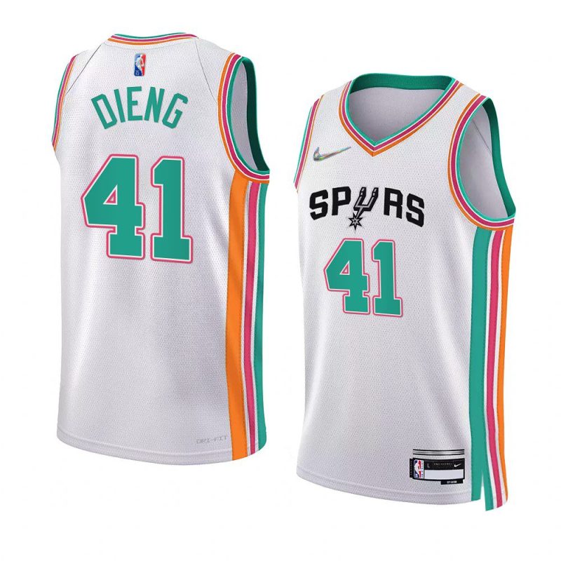 gorgui dieng men 75th diamond jersey city edition white