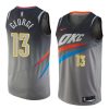 gray men's paul george jersey