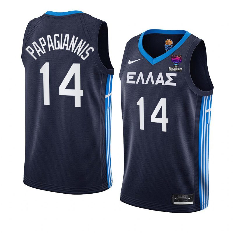 greece team eurobasket 2022 georgios papagiannis navy away jersey