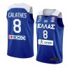 greece team fiba basketball world cup 2022 nick calathes blue european qualifiers jersey