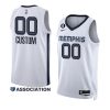 grizzlies custom white 2022 23association edition no.6 patch jersey