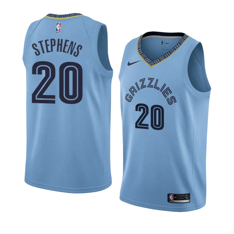 grizzlies d.j. stephens blue icon edition swingman jersey