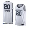 grizzlies d.j. stephens white association edition swingman jersey