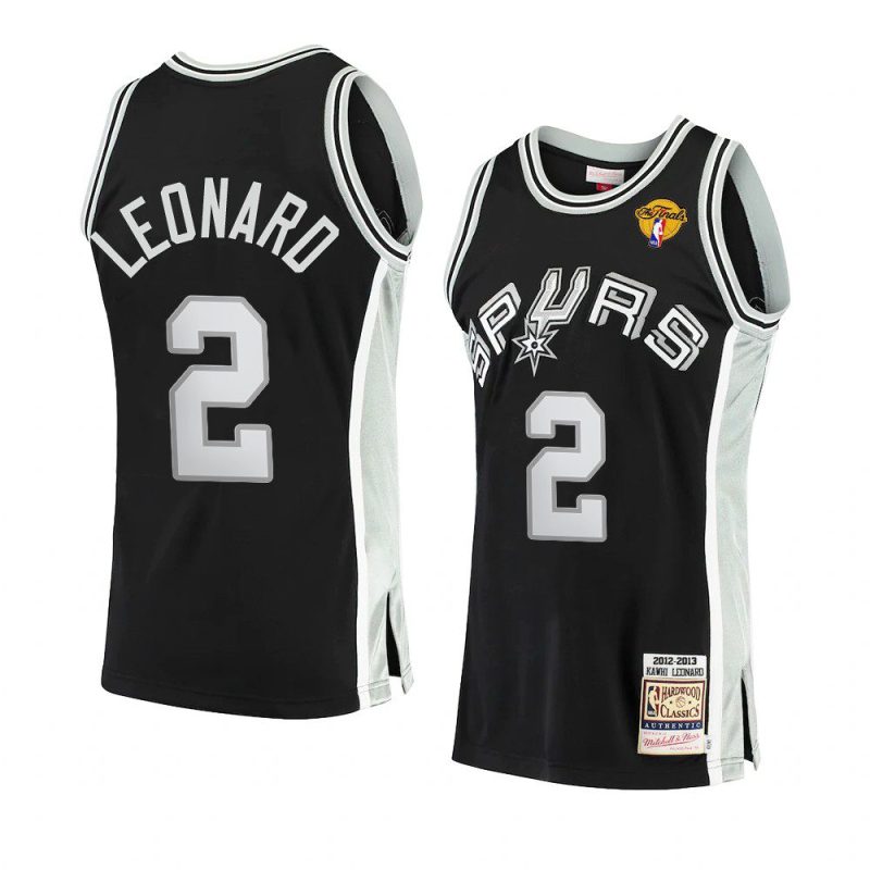 hardwood classics authentic kawhi leonard jersey 2013 nba finals black