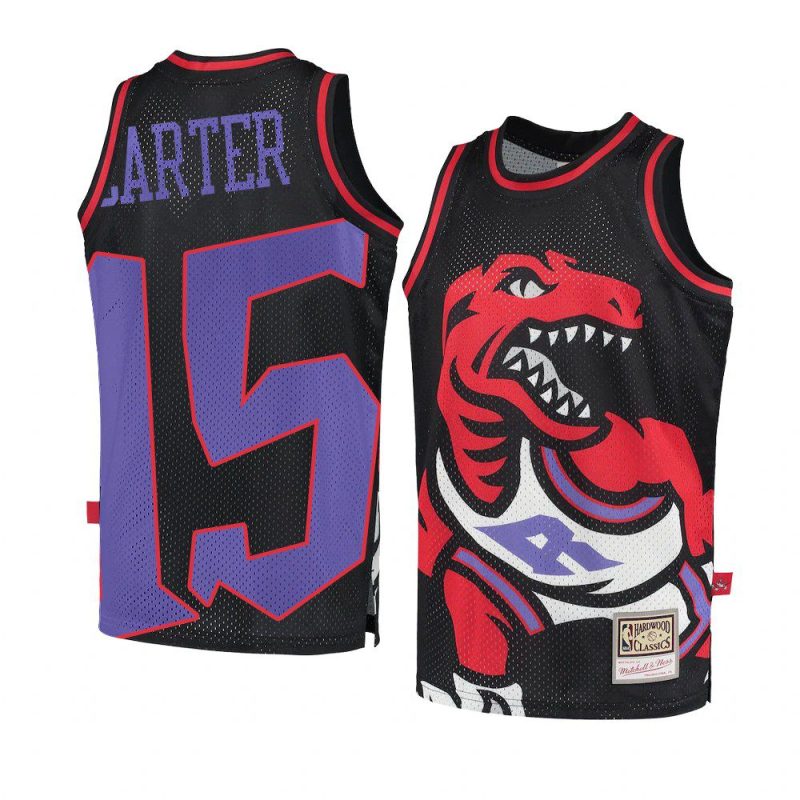 hardwood classics vince carter jersey big face 2.0 black