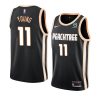 hawks trae young city jersey men's black 2019 20