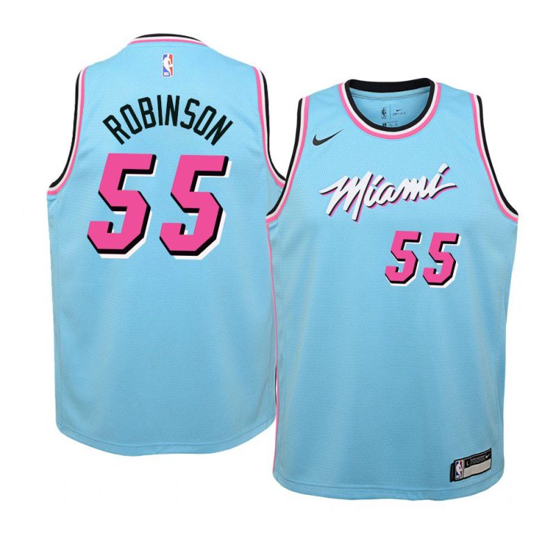 heat duncan robinson city jersey youth blue 2019 20