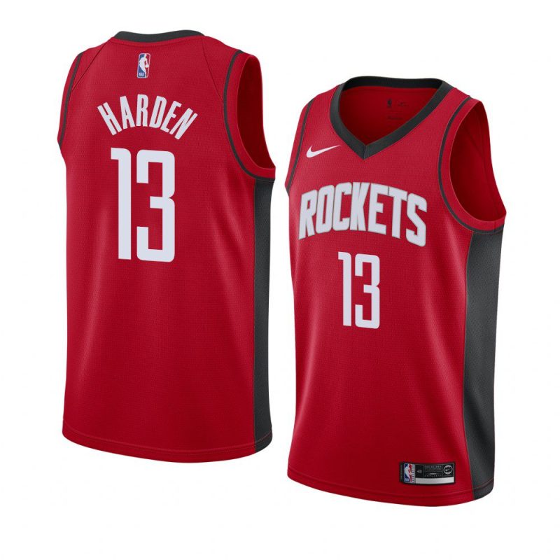 houston rockets james harden red icon edition jersey
