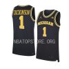 hunter dickinson navy jersey ncaa basketball replica 2022 23