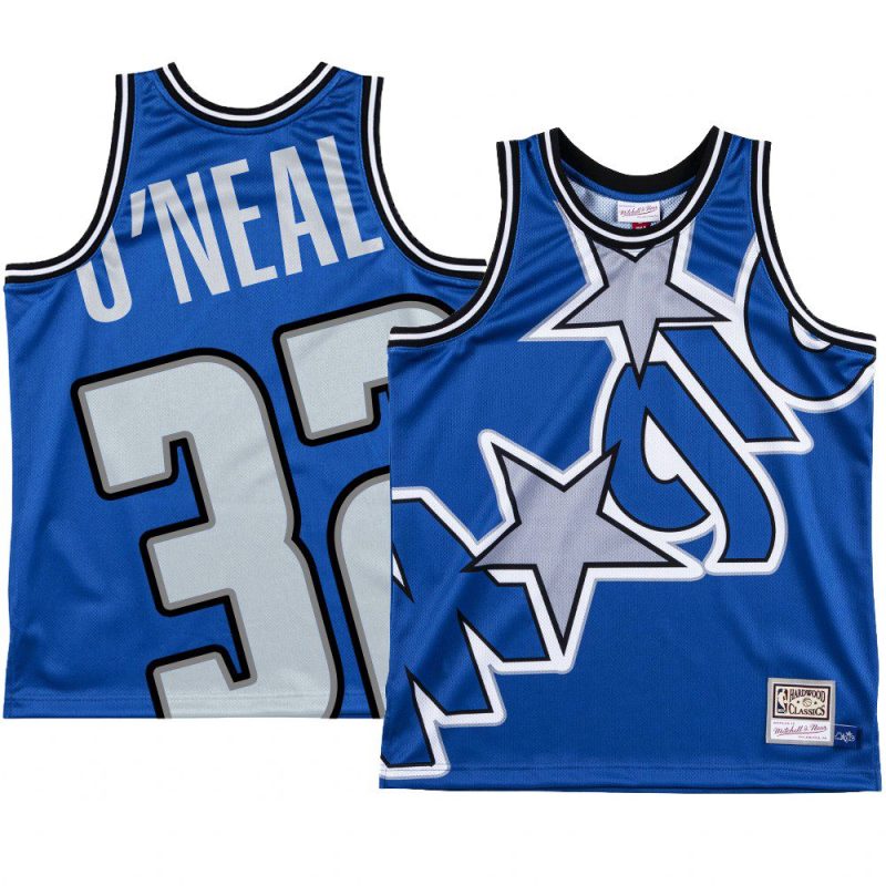 hwc shaquille o'neal jersey big face royal