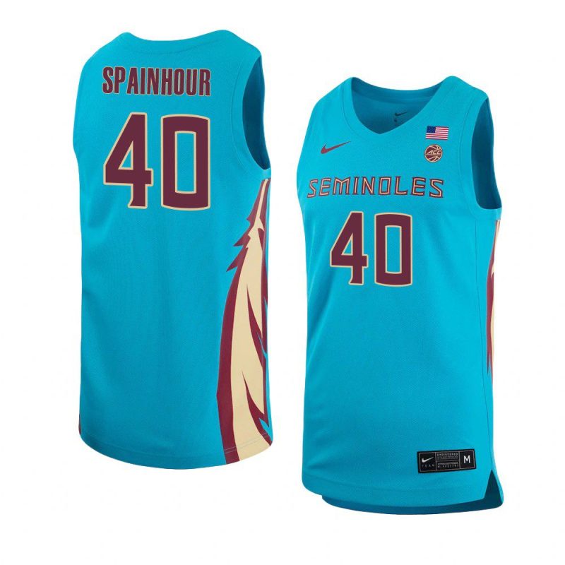 isaac spainhour alternate jersey basketball blue