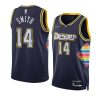 ish smith nuggetsjersey city edition navy75th diamond