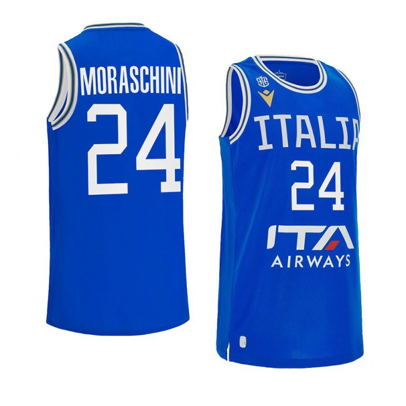 italy basketball 2023 fiba world cup riccardo moraschini blue home jersey