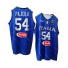 italy team 2023 fiba basketball world cup alessandro pajola blue home jersey
