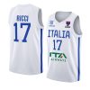 italy team eurobasket 2022 giampaolo ricci white away jersey