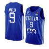italy team eurobasket 2022 nicolo melli blue home jersey