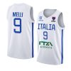 italy team eurobasket 2022 nicolo melli white away jersey