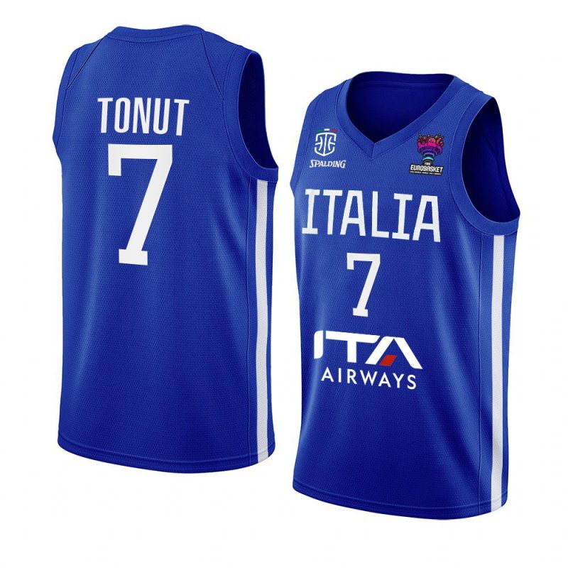 italy team eurobasket 2022 stefano tonut blue home jersey