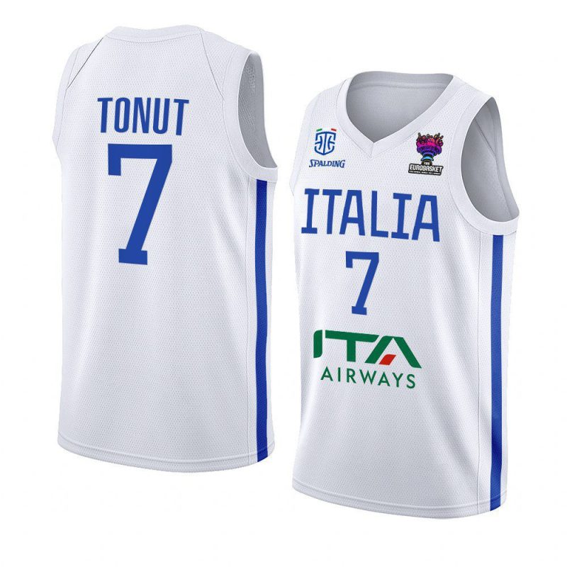 italy team eurobasket 2022 stefano tonut white away jersey