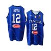 italy team fiba basketball world cup antonello riva blue home jersey