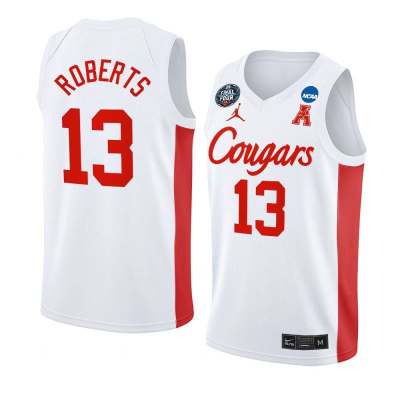 j'wan roberts march madness jersey final four white