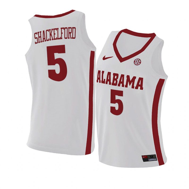 jaden shackelford swingman jersey college basketball white