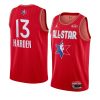 james harden houston rockets jersey 2020 nba all star game red western conference men's