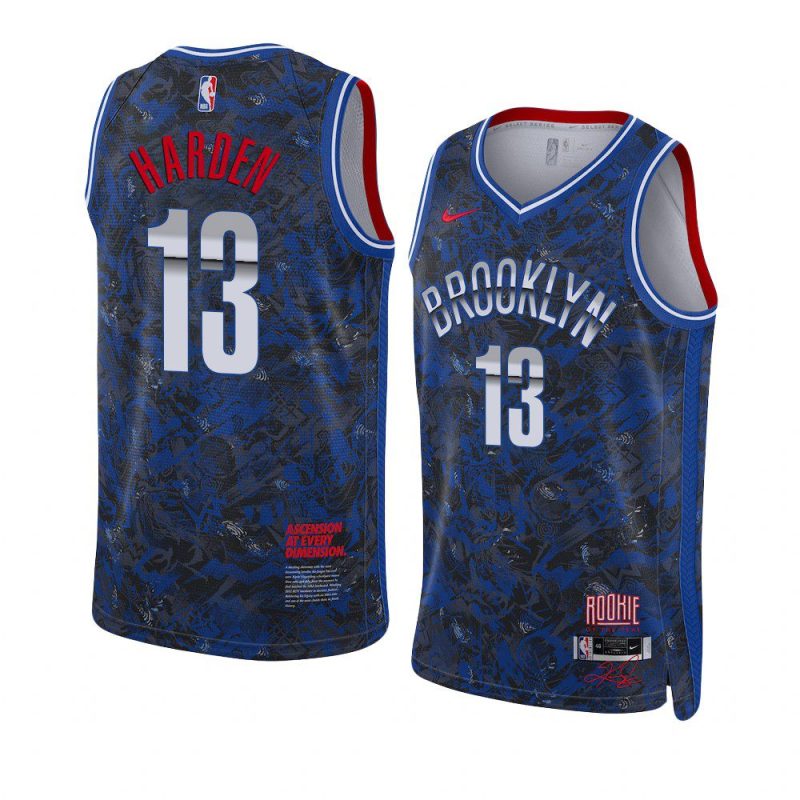 james harden jersey select series blue