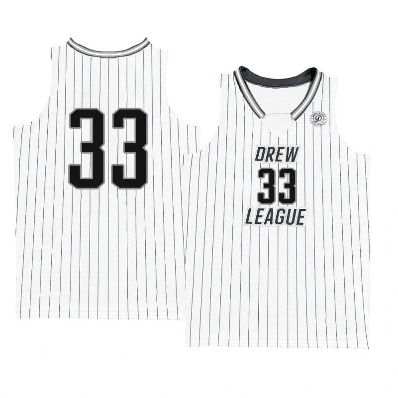 james wiseman drew league basketball whitejersey white