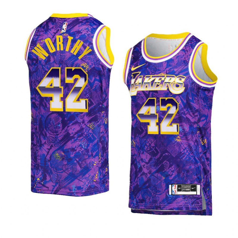 james worthy camo select series jersey purple