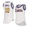 jared dudley 2021 high hoops tank top jersey alyssa milano white