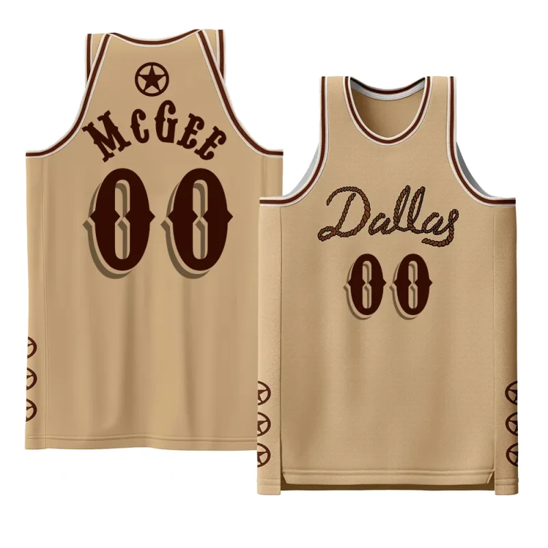 javale mcgee mavericks wild west brownjersey brown