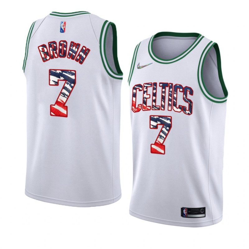 jaylen brown america jersey 2022 4th of july white