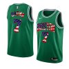 jaylen brown jersey 2022 4th of july green