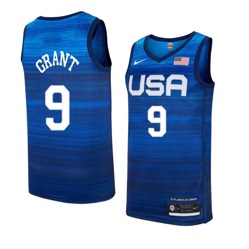 jerami grant tokyo olympics jersey basketball navy 2021