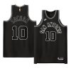 jeremy sochan 2022 23spurs jersey classic edition50 years authentic black