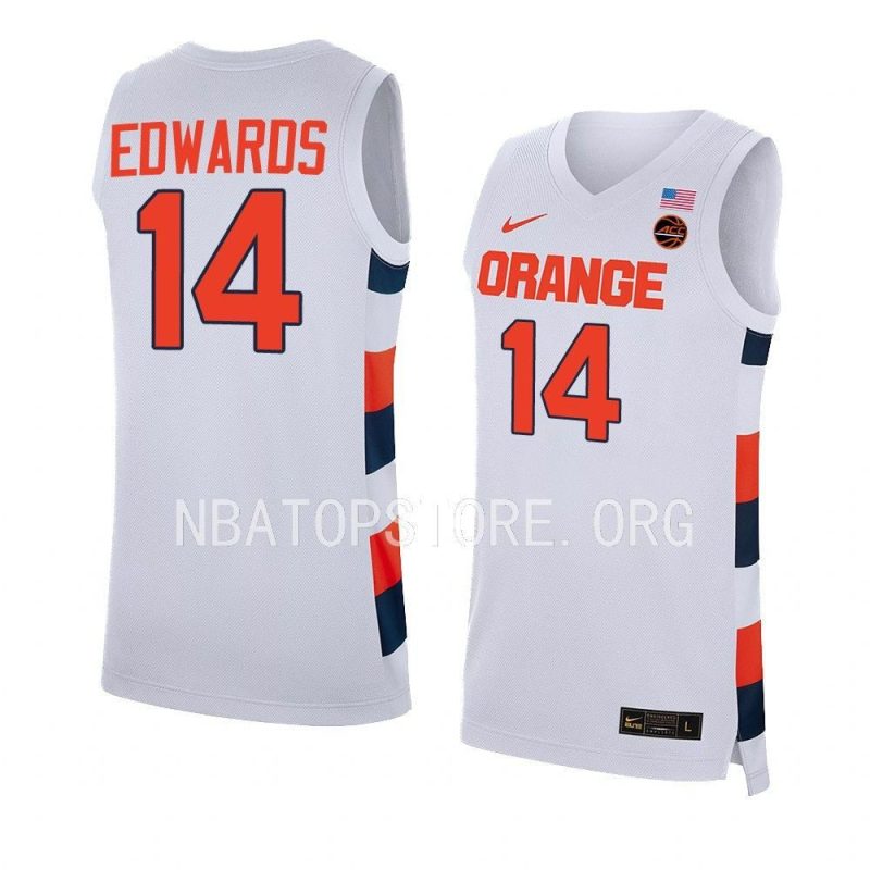 jesse edwards replica jersey college basketball white 2022 23