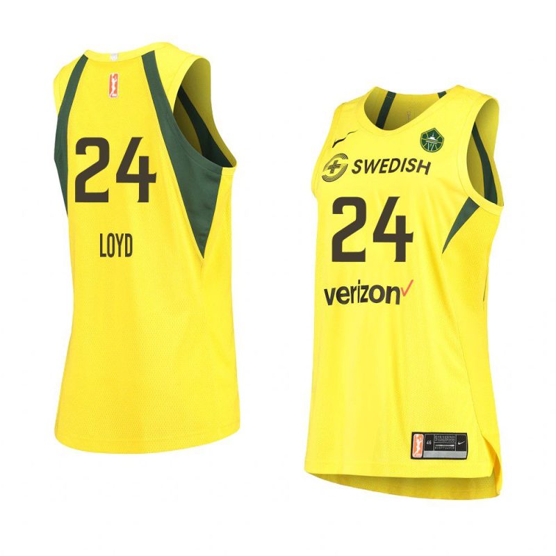 jewell loyd women's jersey authentic yellow 2021