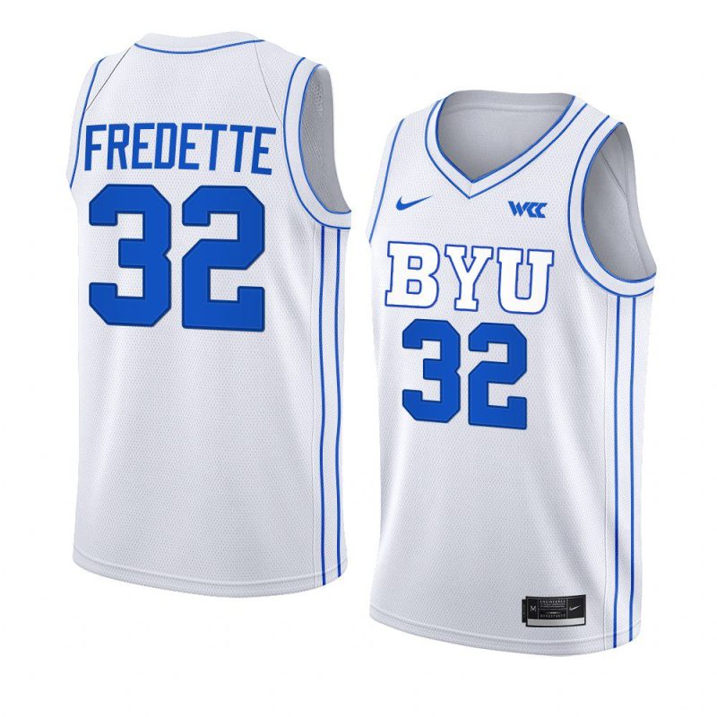 jimmer fredette jersey college basketball white 2022 23