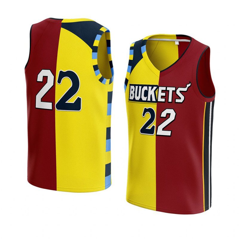 jimmy butler heat mashup marquette red yellowjersey red yellow
